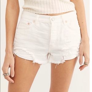 Free People Loving Good Vibrations Cutoffs
